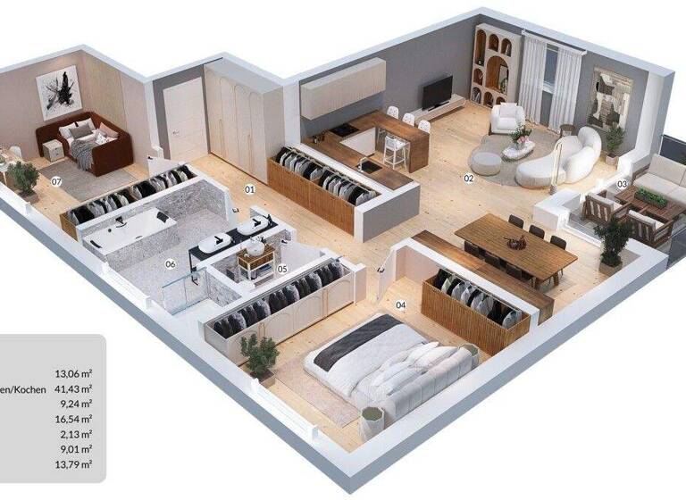 Wohnung zum Kauf 459.000 € 3,5 Zimmer 99 m² Altenthann 93177