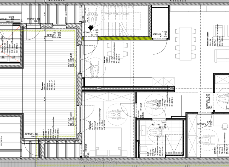 Wohnung zur Miete 1.790 € 3 Zimmer 123,4 m² EG frei ab sofort Kürenz Trier 54296