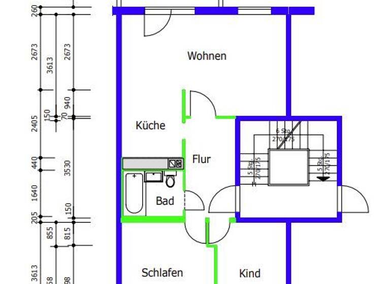 Wohnung zur Miete 296 € 3 Zimmer 54,5 m²<br/>Wohnfläche 6.<br/>Geschoss Alexander-Gerbig-Straße 43 Suhl Suhl 98527