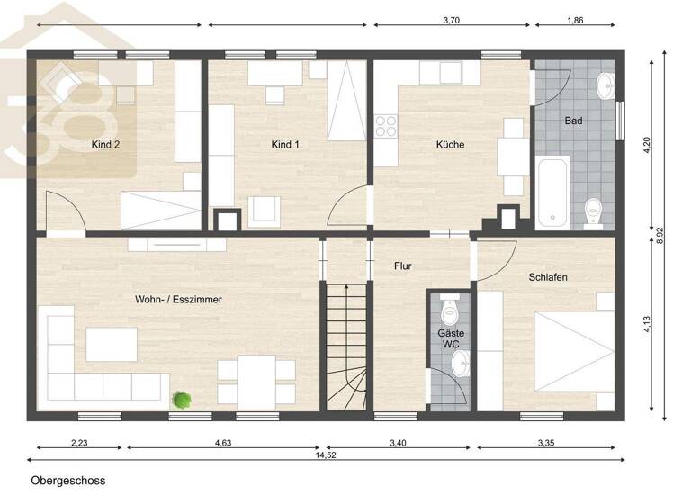 Mehrfamilienhaus zum Kauf 319.000 € 8 Zimmer 220 m² 1.130 m² Grundstück Niedersickte Sickte 38173