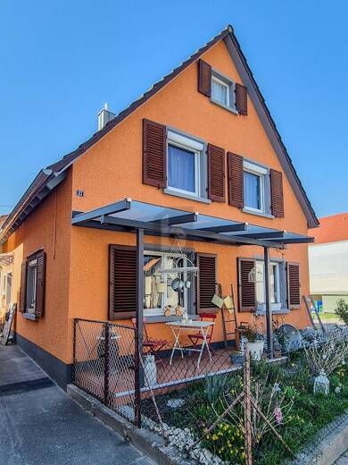 Doppelhaushälfte zum Kauf 410.000 € 5 Zimmer 96 m² 324 m² Grundstück Königschaffhausen Endingen am Kaiserstuhl 79346