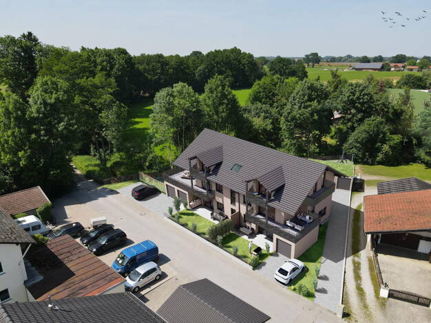 Wohnung zum Kauf - Erstbezug provisionsfrei 599.000 € 4 Zimmer 92,3 m² Dachgeschoss, 2. Geschoss Holzstraße 4 Pfraundorf Raubling 83064