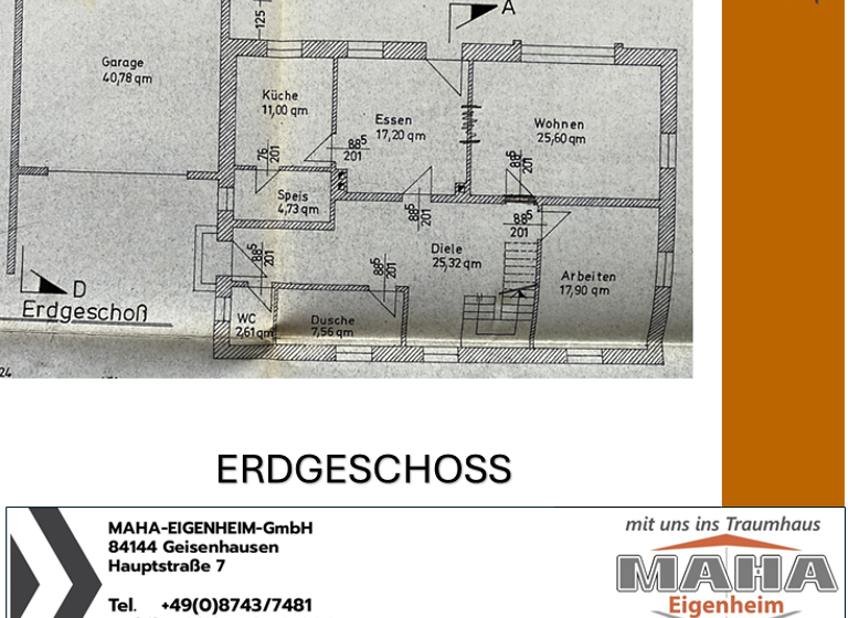 Einfamilienhaus zur Miete 1.650 € 8 Zimmer 215 m² 1.212 m² Grundstück frei ab 01.07.2026 Altfraunhofen 84169
