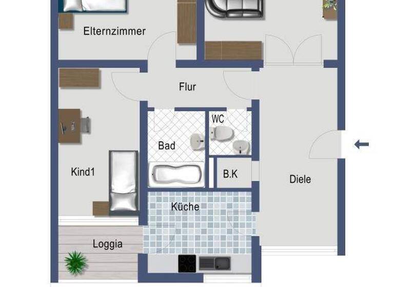 Wohnung zum Kauf provisionsfrei 234.900 € 3 Zimmer 78,7 m² 5. Geschoss frei ab 01.06.2026 Carl-Justi-Straße 23 Endenich Bonn 53121