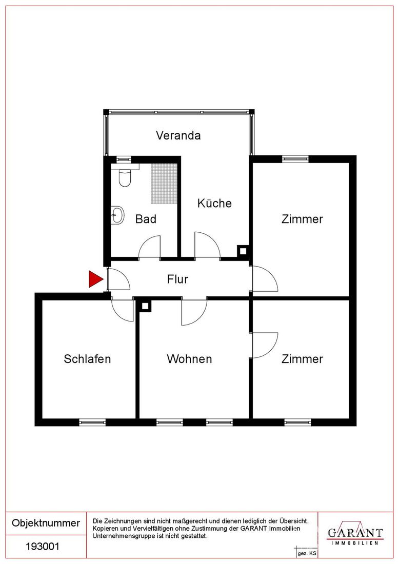 Wohnung zum Kauf 360.000 € 4 Zimmer 81 m²<br/>Wohnfläche 2.<br/>Geschoss Ludwigsburg - Mitte Ludwigsburg 71634