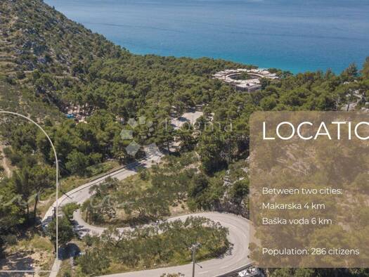 Wohn- und Gewerbegrundstück zum Kauf 960.000 € Krvavica, Baška Voda Baška Voda 21320