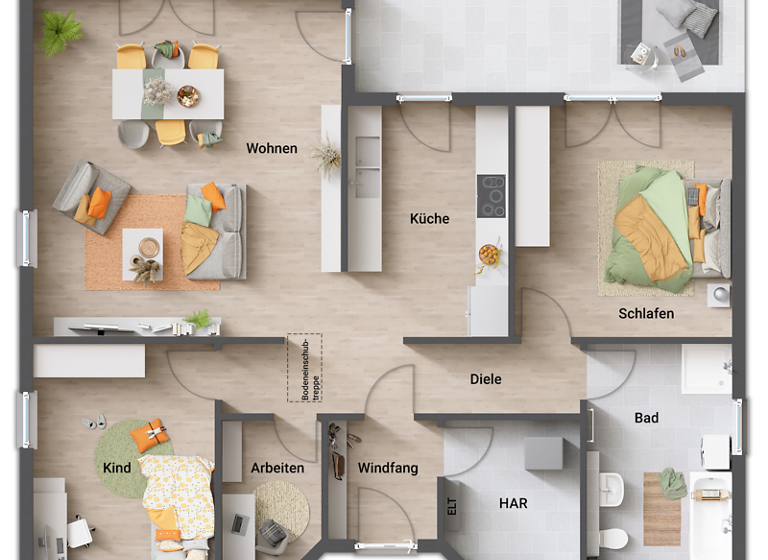 Haus zum Kauf - Erstbezug 328.150 € 4 Zimmer 108 m² 480 m² Grundstück Garz Garz/Rügen 18574