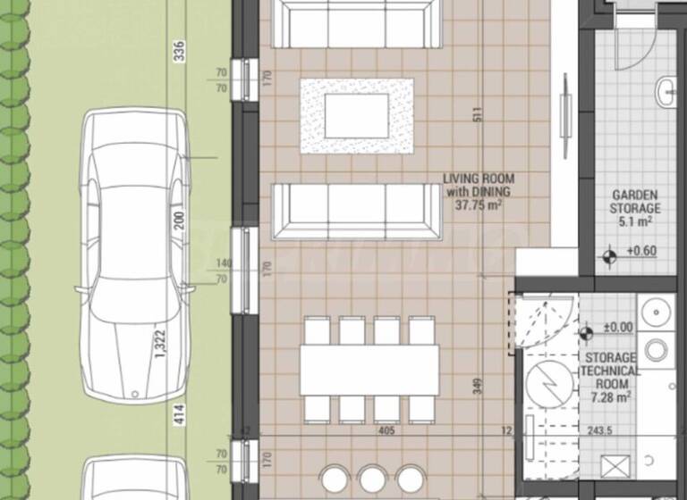 Reihenmittelhaus zum Kauf 511.807 € 10 Zimmer 176 m² Sofia