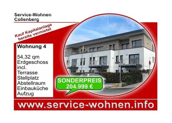 Wohnung zum Kauf 2 Zimmer 54,3 m²<br/>Wohnfläche EG<br/>Geschoss Streckerring 1 Fechenbach Collenberg 97903