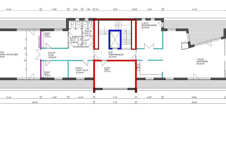 Büro zur Miete 2.650 € 8 Zimmer 407,7 m² Bürofläche Troisdorf 53840