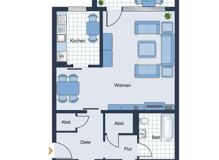 Wohnung zum Kauf 259.000 € 3 Zimmer 82,3 m²<br/>Wohnfläche 1.<br/>Geschoss Alt-Langenhagen Langenhagen 30853