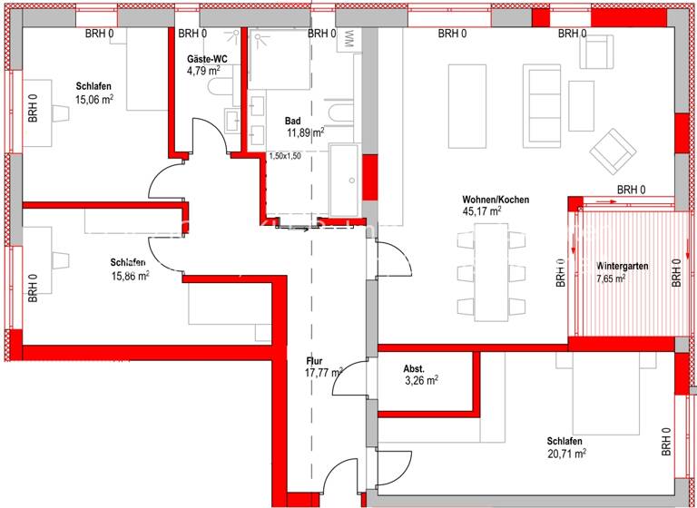 Wohnung zum Kauf 497.630 € 4 Zimmer 142,2 m² Püchau Machern 04827