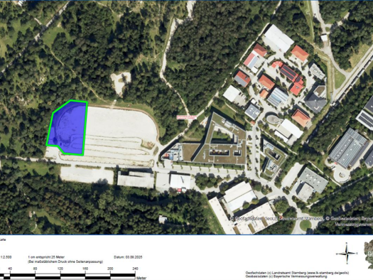 Gewerbegrundstück zum Kauf provisionsfrei 4.186 m² Grundstück Robert-Stirling-Ring 14 Krailling 82152