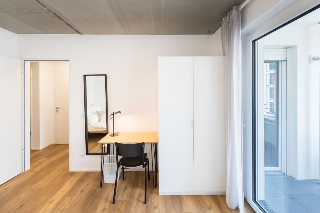 Wohnung zur Miete Wohnen auf Zeit 872 € 2 Zimmer 11,2 m²<br/>Wohnfläche 20.01.2025<br/>Verfügbarkeit Gref-Völsing-Straße 15 Ostend Frankfurt am Main 60314