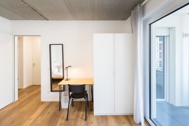 Wohnung zur Miete Wohnen auf Zeit 872 € 2 Zimmer 11,2 m² frei ab 20.01.2025 Gref-Völsing-Straße 15 Ostend Frankfurt am Main 60314