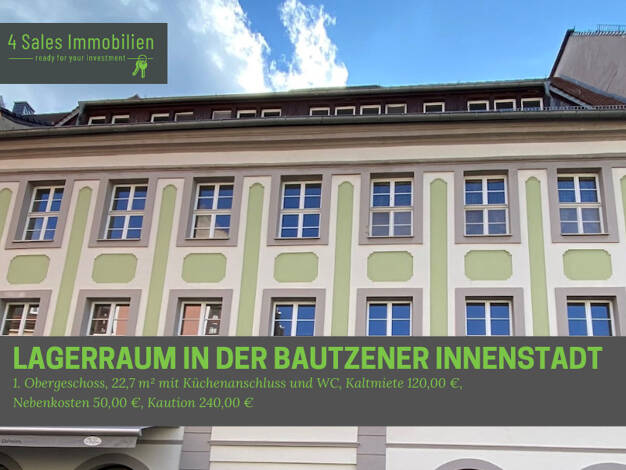 Lagerhalle zur Miete provisionsfrei 120 € 22,7 m² Lagerfläche Hauptmarkt 9 Bautzen 02625