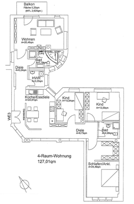 Wohnung zum Kauf provisionsfrei 140.000 € 4 Zimmer 127 m²<br/>Wohnfläche ab sofort<br/>Verfügbarkeit Körnerstraße Bahnhofsvorstadt Freiberg 09599