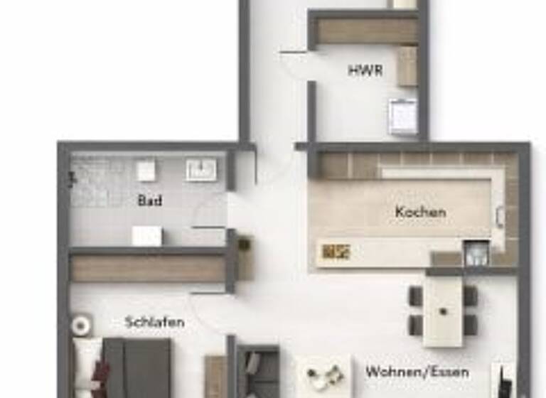 Wohnung zum Kauf provisionsfrei 303.500 € 3 Zimmer 67,8 m² Holzhausen Georgsmarienhütte 49124