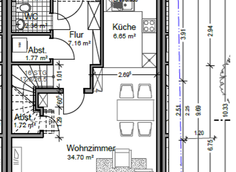Reihenmittelhaus zur Miete 1.400 € 4 Zimmer 106 m² 100 m² Grundstück Hamburger Str. 66 b Schwarzenbek 21493
