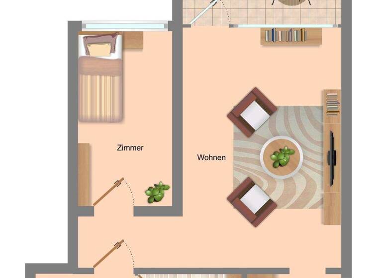 Wohnung zum Kauf 210.000 € 2 Zimmer 48,2 m² 2. Geschoss Gievenbeck Münster 48161