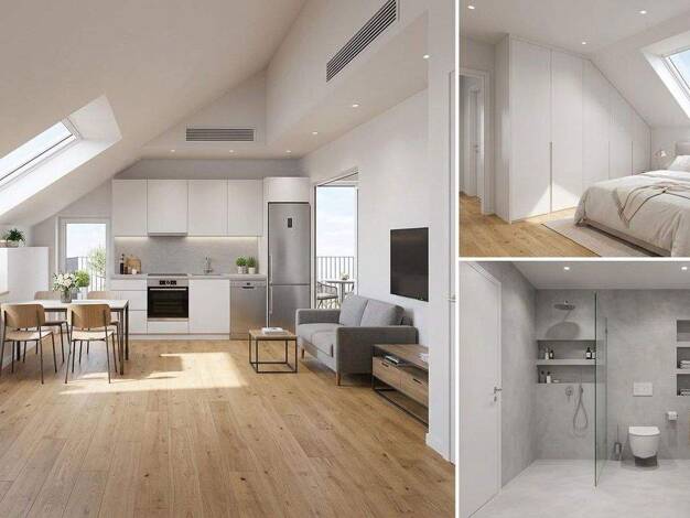 Wohnung zur Miete - Erstbezug 920 € 2 Zimmer 45,3 m² 3. Geschoss Bahnstrasse 36 Bad Vöslau 2540