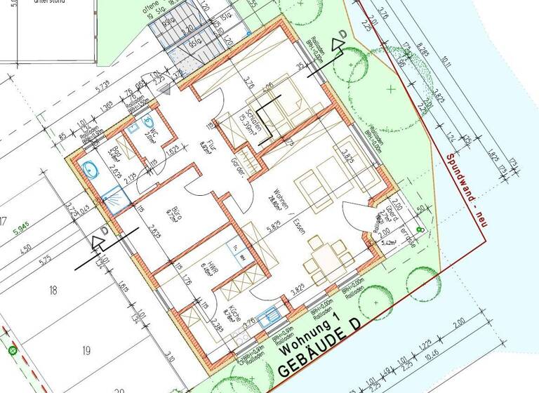 Wohnung zur Miete 740 € 3 Zimmer 88,3 m² EG frei ab sofort Lange Straße 1a Altstadt Quakenbrück 49610