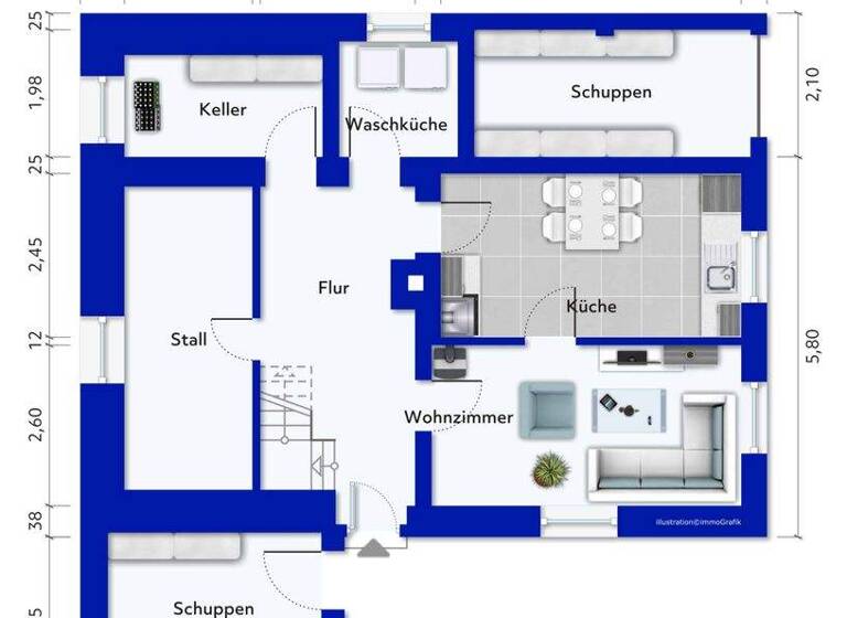 Einfamilienhaus zum Kauf 90.000 € 6 Zimmer 90 m² 1.650 m² Grundstück Bockelwitz Leisnig 04703