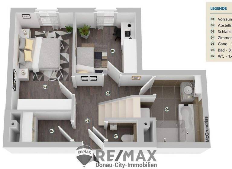 Maisonette zum Kauf 549.000 € 4 Zimmer 102 m² 5. Geschoss Wien 1210