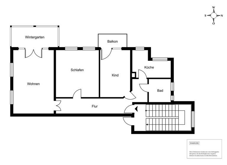 Wohnung zum Kauf 490.000 € 3 Zimmer 114 m² 2. Geschoss Bühlau/Weißer Hirsch Dresden 01324