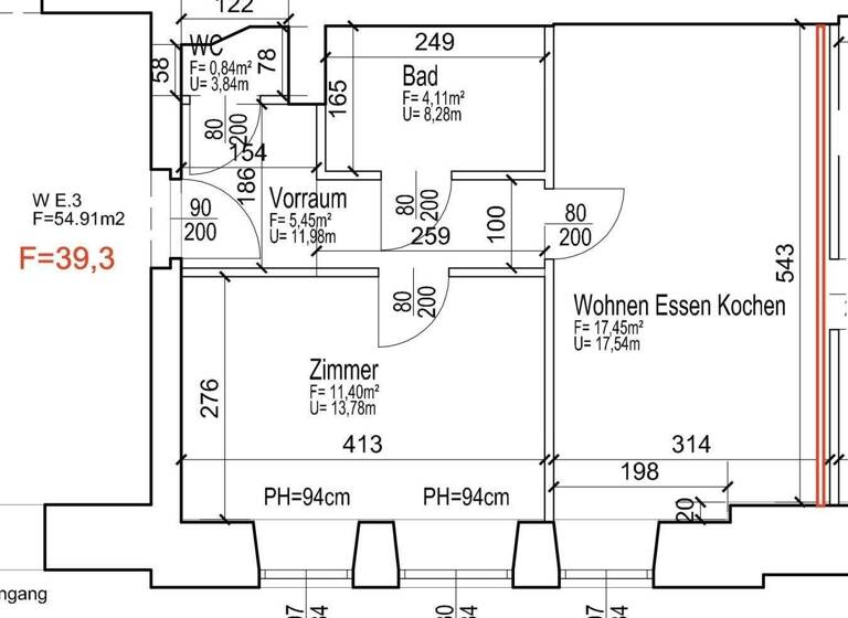 Wohnung zur Miete 381 € 2 Zimmer 39,3 m² Eggenberg Graz 8020