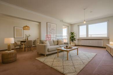 Wohnung zum Kauf 499.000 € 4 Zimmer 103 m² 10. Geschoss frei ab sofort Sachsenhausen - Süd Frankfurt am Main 60598