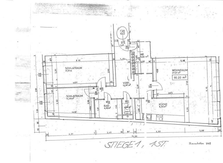 Wohnung zum Kauf 449.000 € 3 Zimmer 89,9 m² 1. Geschoss Wien 1060