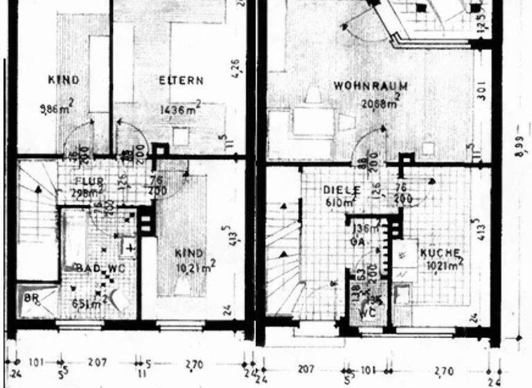 Reihenmittelhaus zum Kauf 265.000 € 4 Zimmer 85 m² 160 m² Grundstück Sennestadt Bielefeld / Sennestadt 33689
