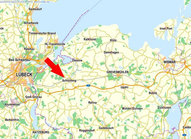 Grundstück zum Kauf 89.000 € 363 m² Grundstück Schönberg 23923