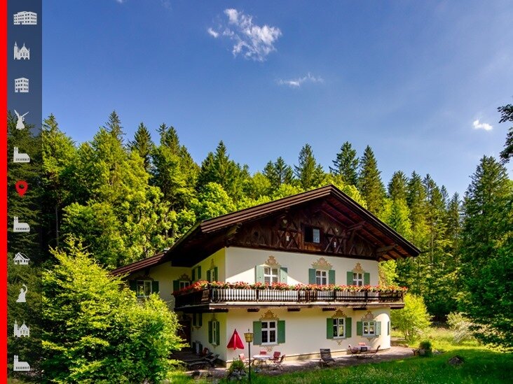 Villa zum Kauf 4.280.000 € 11 Zimmer 322,5 m²<br/>Wohnfläche 15.072 m²<br/>Grundstück ab sofort<br/>Verfügbarkeit Eibsee Grainau 82491