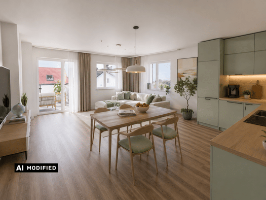 Wohnung zum Kauf - Erstbezug provisionsfrei 437.000 € 4 Zimmer 95,2 m² Geschoss 1/3 frei ab sofort Hauptstraße 30 Denkendorf Denkendorf 85095