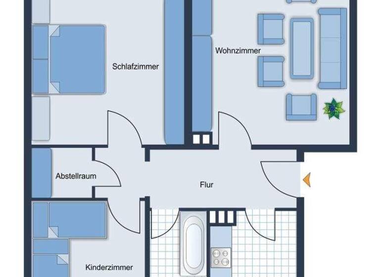 Wohnung zum Kauf provisionsfrei 176.000 € 3 Zimmer 70,9 m² 1. Geschoss Langenfelde 119 Schilksee Kiel 24159