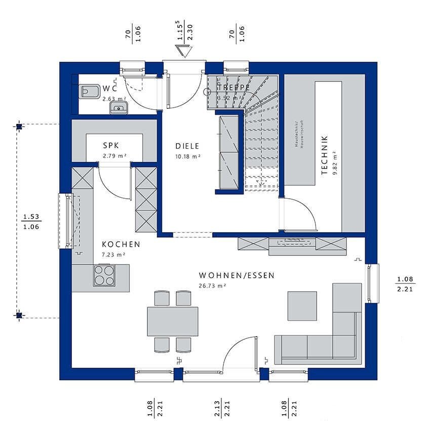 Einfamilienhaus zum Kauf 597.852 € 4 Zimmer 125 m²<br/>Wohnfläche 725 m²<br/>Grundstück Holzen Dortmund 44309