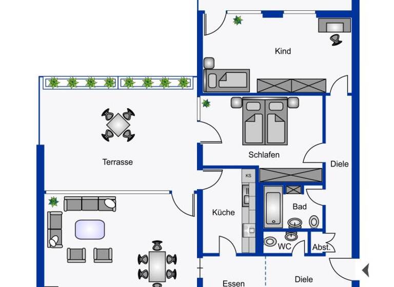 Wohnung zum Kauf provisionsfrei 442.000 € 3 Zimmer 107,8 m² Wiesbaden 65195