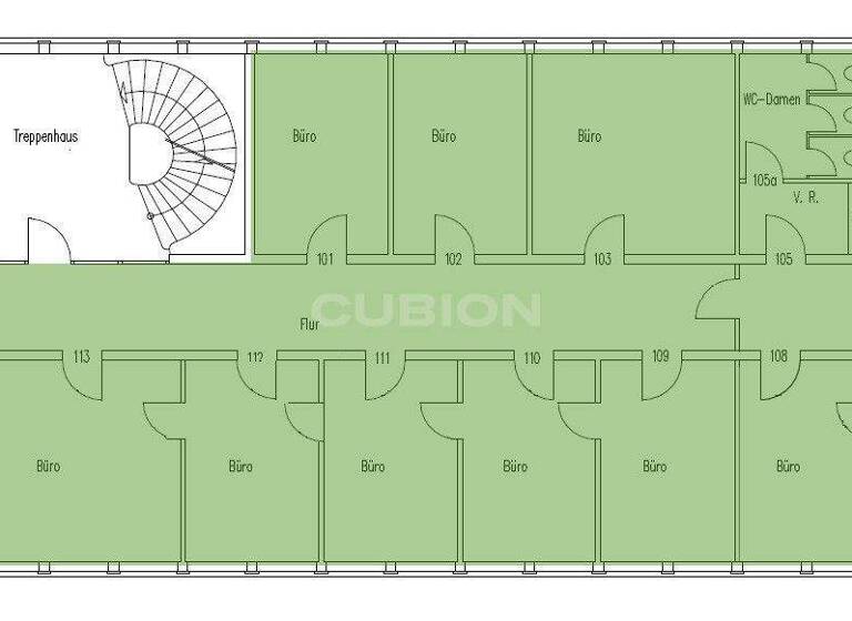Büro zur Miete provisionsfrei 8,50 € 288 m² Bürofläche teilbar ab 288 m² Hofstede Bochum 44809
