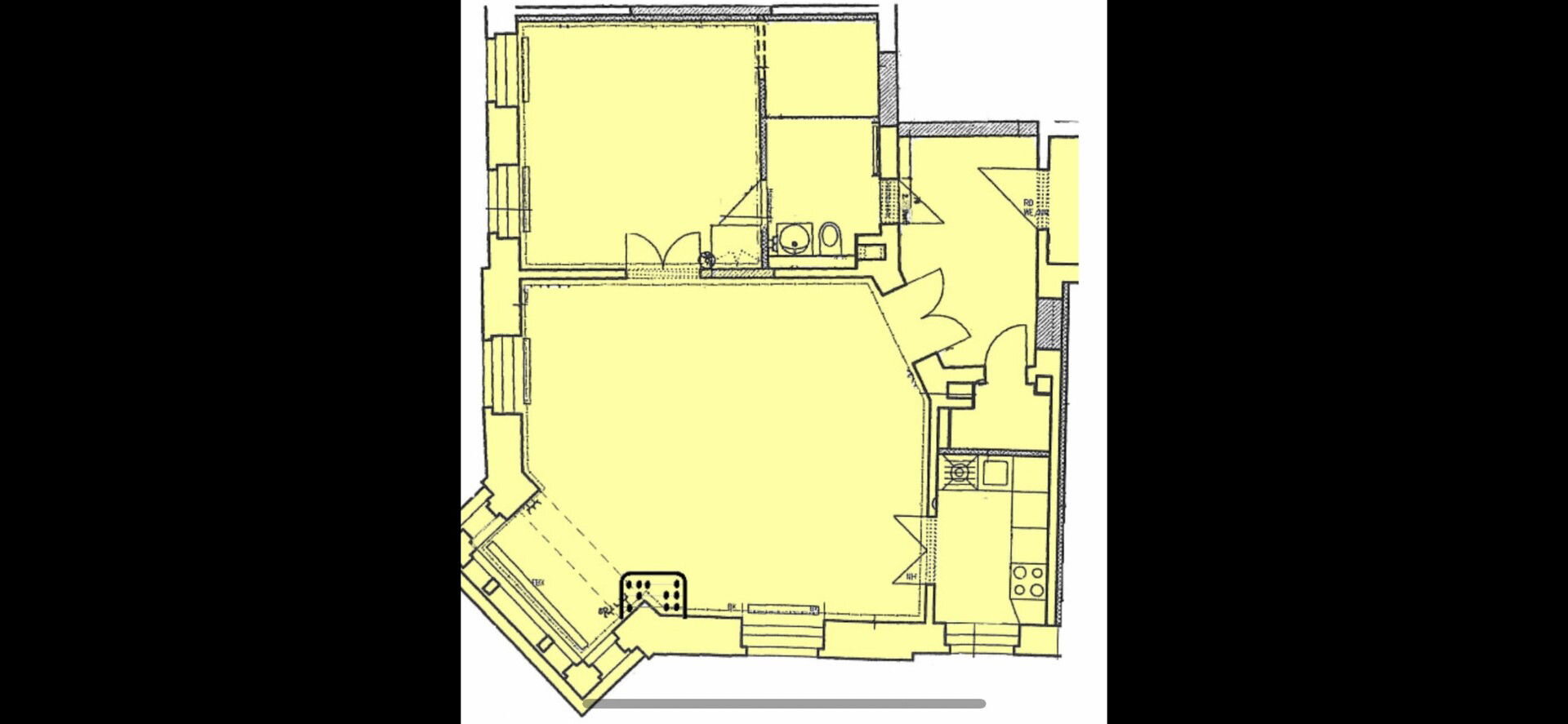 Wohnung zur Miete 1.080 € 2 Zimmer 80 m²<br/>Wohnfläche 1.<br/>Geschoss Zentrum - Nordwest Leipzig 04105