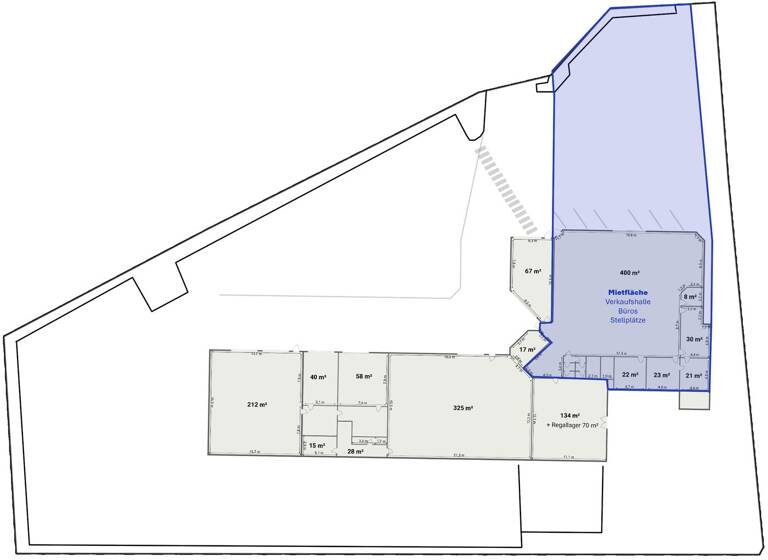 Ladenfläche zur Miete 3.500 € 530 m² Verkaufsfläche Friedrich-Neff-Straße 7 Haslach Freiburg im Breisgau 79111