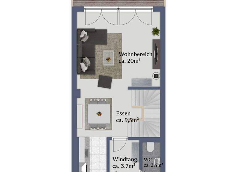 Reihenmittelhaus zur Miete 1.055 € 4 Zimmer 111 m² 100 m² Grundstück frei ab sofort Großschwabhausen 99441