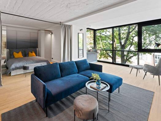 Loft zur Miete 1.380 € 2 Zimmer 53 m² 3. Geschoss frei ab 01.03.2026 Barmbek-Nord Hamburg 22305