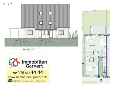 Terrassenwohnung zum Kauf provisionsfrei 251.000 € 2 Zimmer 67 m² Gescher Gescher 48712