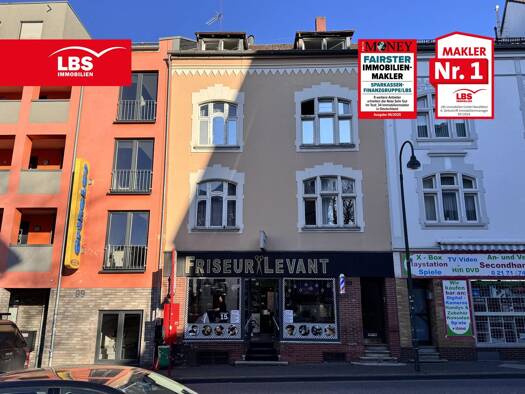 Gewerbeobjekt zum Kauf als Kapitalanlage geeignet 595.000 € 11 Zimmer 271 m² 193 m² Grundstück Kölner Straße 103 Opladen Leverkusen 51379