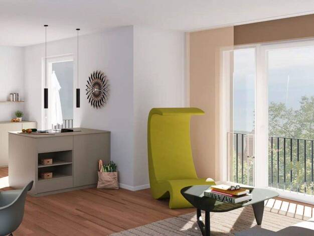 Wohnung zum Kauf - Neubau 510.500 € 2 Zimmer 61,8 m² 1. Geschoss Freytagstraße 2 Betzenhausen Freiburg im Breisgau 79114