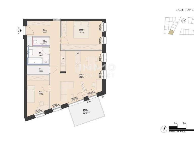 Wohnung zum Kauf - Erstbezug provisionsfrei 339.000 € 3 Zimmer 79,4 m² Ufer Linz 4030