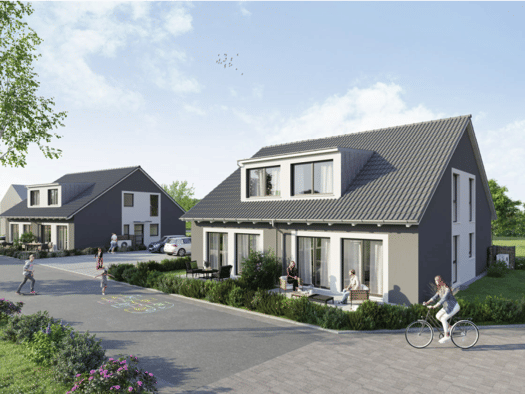 Doppelhaushälfte zum Kauf - Erstbezug provisionsfrei 591.500 € 5 Zimmer 113,2 m² 242,3 m² Grundstück frei ab sofort Lehningen Tiefenbronn 75233