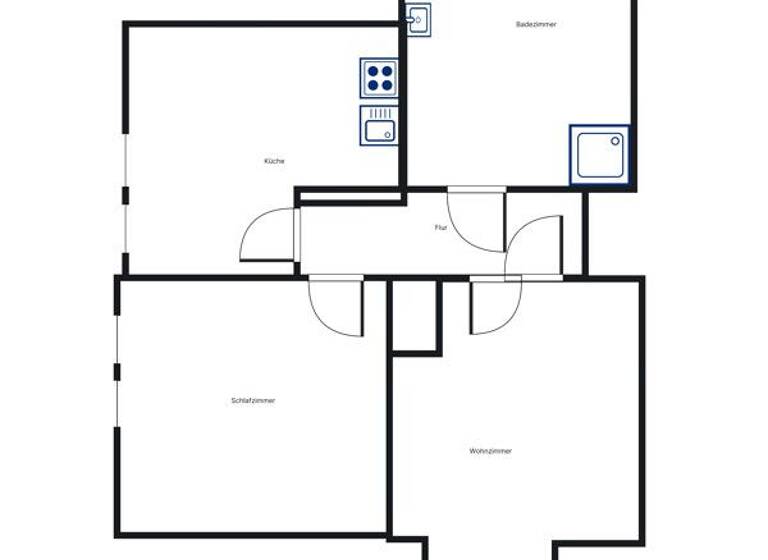 Wohnung zur Miete 458 € 2 Zimmer 49,2 m² frei ab 11.04.2026 Langenäcker 63 Barsinghausen 30890